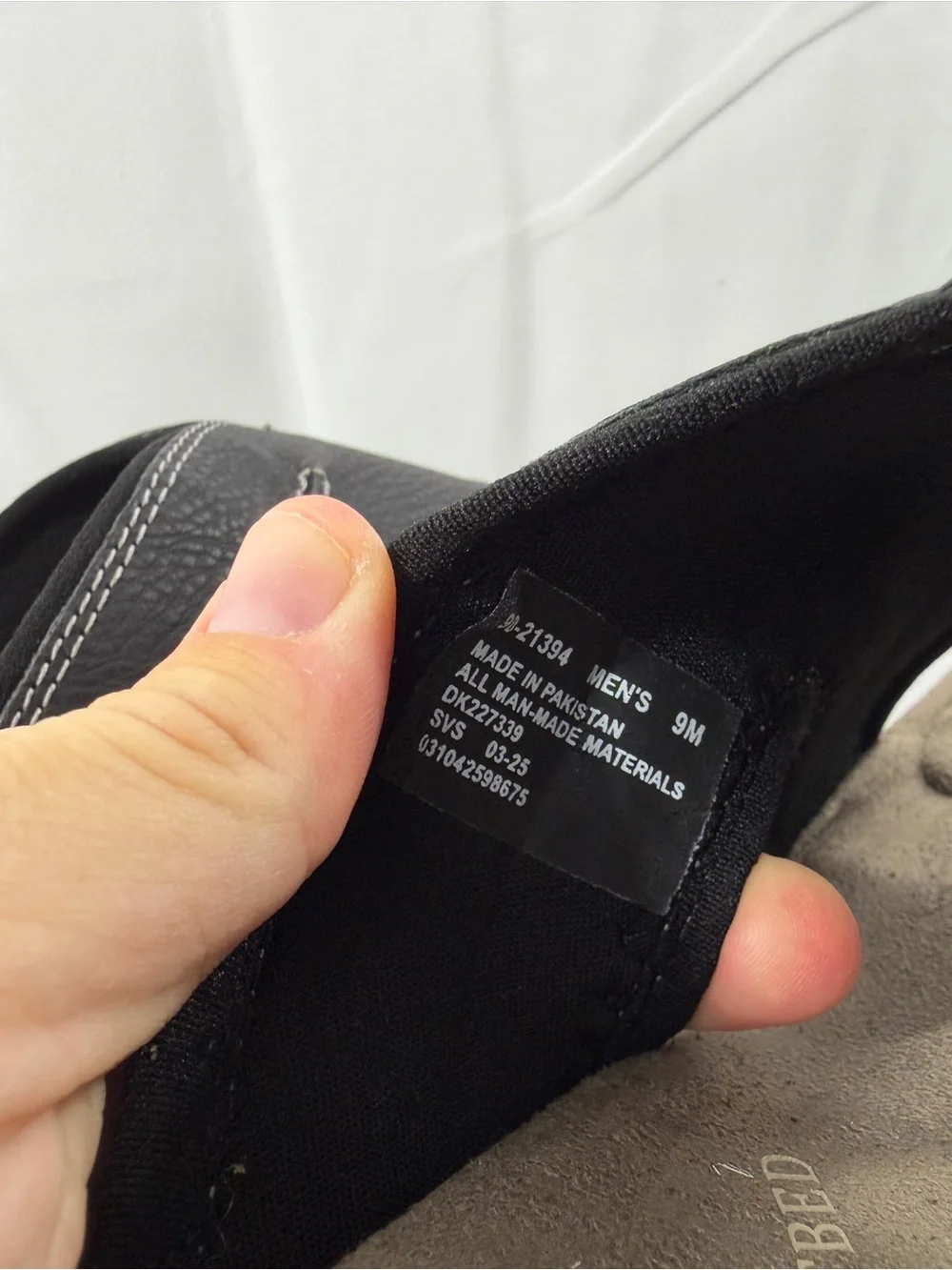 NWT Dockers Men's Size 9 Black Slide Sandals with Contrast Stitching